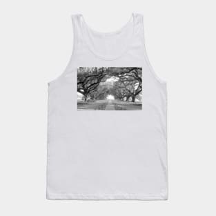 Brick Path Through Alley Of Oak Trees Tank Top